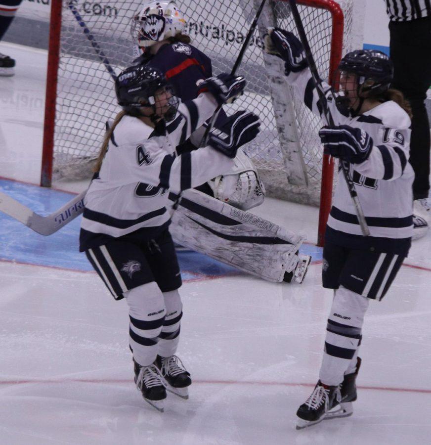 Womens+Ice+Hockey+ties+RPI+1-1+and+wins+4-1+in+double+header