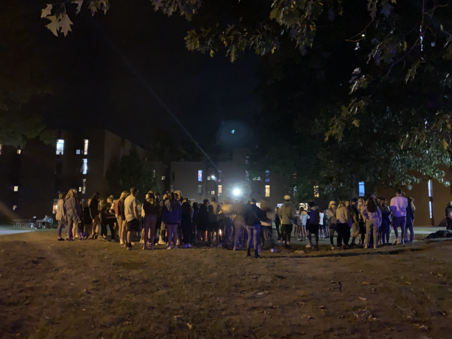 University-organized fire sparks social distancing concerns