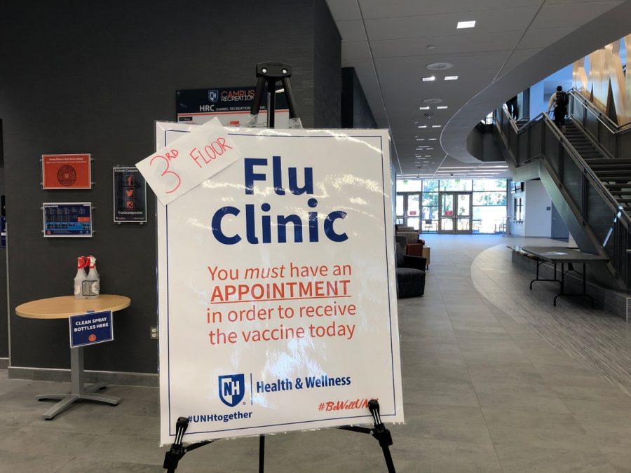 UNH offers flu vaccinations by appointment