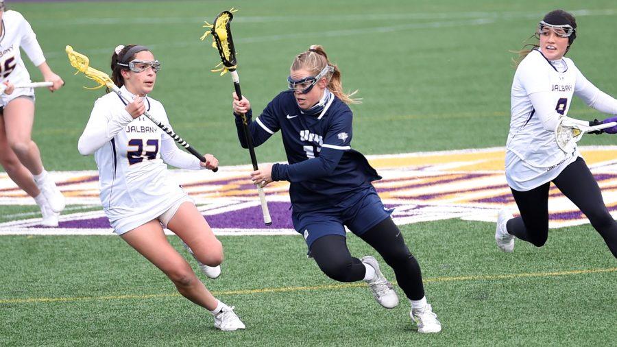 UNH battles back in regulation, loses in OT to UAlbany