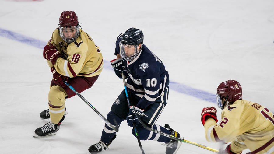 Wildcats can’t complete comeback; No.1 BC holds off UNH 3-2