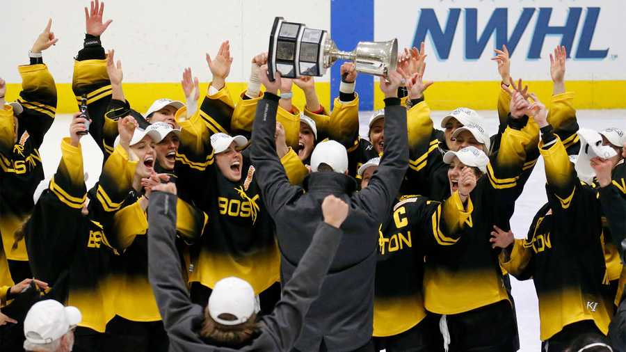 Four former Wildcats win NWHL’s Isobel Cup with the Boston Pride