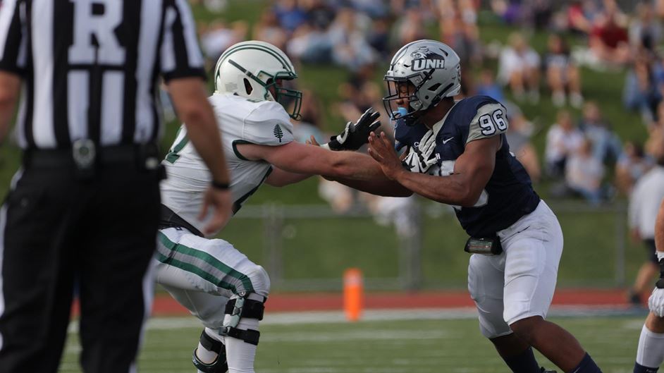 Dylan Laube carries UNH football past Dartmouth in Granite Bowl game