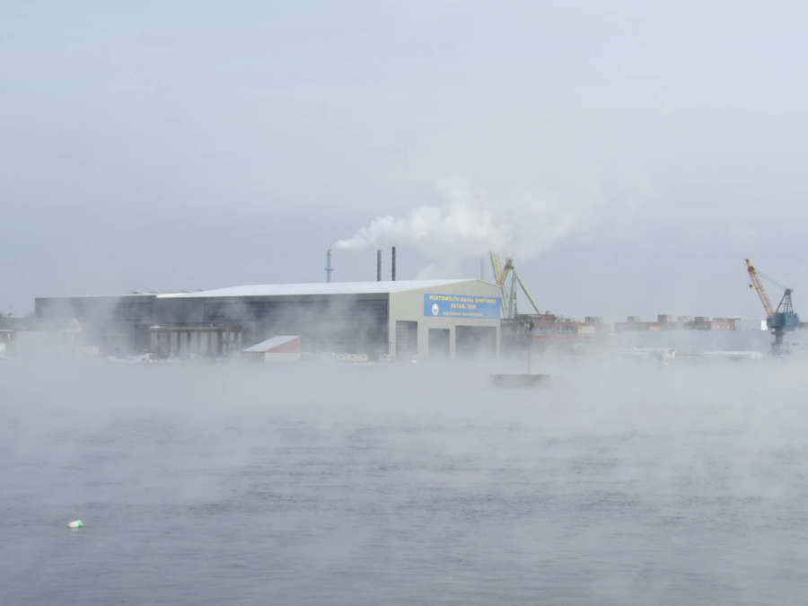 Portsmouth+Naval+Shipyard+on+a+freezing+New+Hampshire+morning.