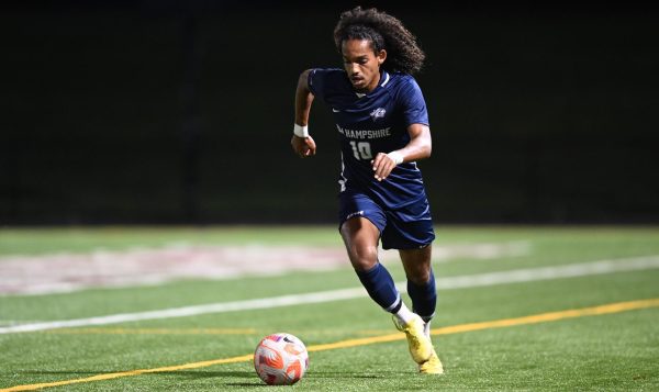 UNHs Bilal Kamal in action. Courtesy of UNH Mens Soccer. 