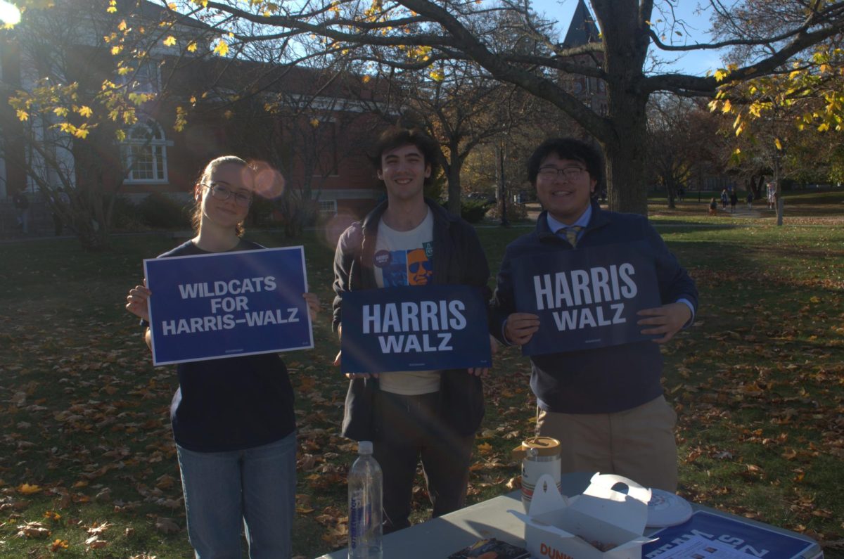 Students supporting and promoting their candidates (photographed by TNH Staff, Liam Gleason)